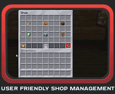Managing chest shop rental settings
